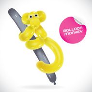 Glossy Monkey Illustration