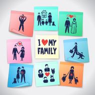 Family Stickers Set