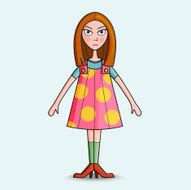simple little girl