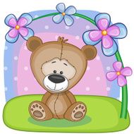 Bear With Flowers N9