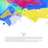 Vector watercolor template N48