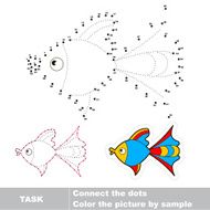 Dot to dot trace game for kids