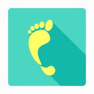 App icon foot prints