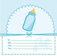 Baby shower card N23