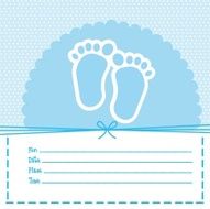 Baby shower card N24
