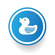Duck symbol vector