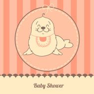 Baby shower invitation card N8