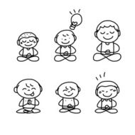 hand drawing cartoon character happy kids N7