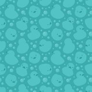 Seamless pattern with rubber ducks N2