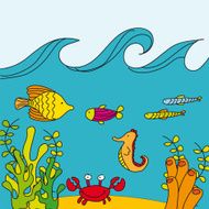 cute reef vector