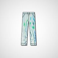 Abstract illustration on pants N23