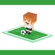 soccer cartoon character N16