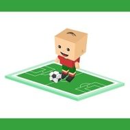 soccer cartoon character N17