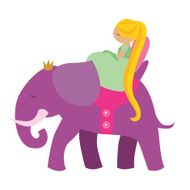 Princess and elephant