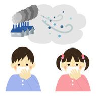 Air Pollution boy and girl