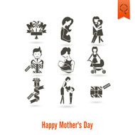 Happy Mothers Day Icons N433