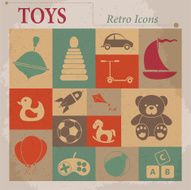 Toys Vector Flat Icons N2