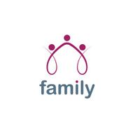 happy family vector design template N4