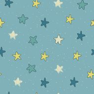 Seamless pattern with stars