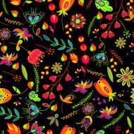 seamless pattern flowers floral pattern N2