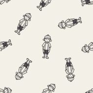 child doodle seamless pattern background N2