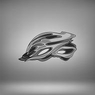 Grey Bike Helmet N2