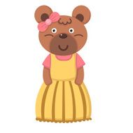 cute of a brown bear
