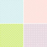 Vector set of 4 background patterns N3