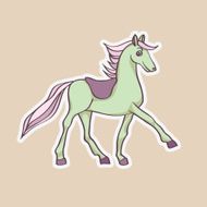 baby horse sticker