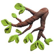 Icon of plasticine tree branch