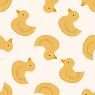 baby toy cartoon seamless pattern background N27