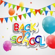 Back to School Concept Vector Illustration N4