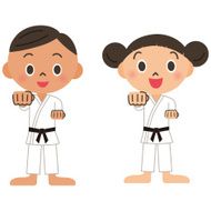 Judo karate child