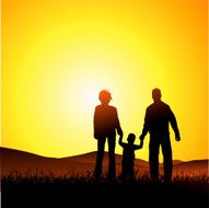 Family sunset retreat
