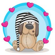 Dog with hearts N4