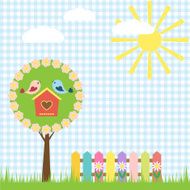 Spring background N3