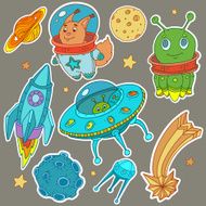 Cosmo vector stickers