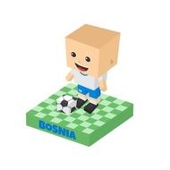 soccer boy block isometric cartoon character N41