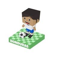 soccer boy block isometric cartoon character N43