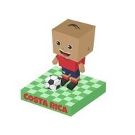 soccer boy block isometric cartoon character N48