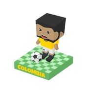 soccer boy block isometric cartoon character N53