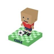 soccer boy block isometric cartoon character N55