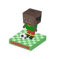 soccer boy block isometric cartoon character N57