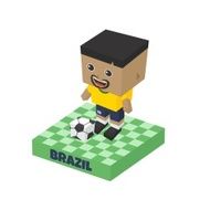 soccer boy block isometric cartoon character N60