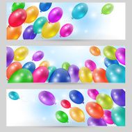 Set of festive backgrounds
