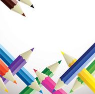 Colorful pencil background N2