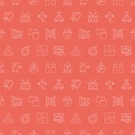 toy line icon pattern set N7