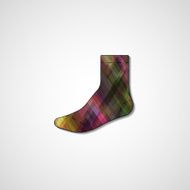 Abstract illustration on sock N38