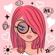 Girl with glasses