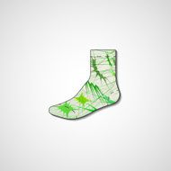 Abstract illustration on sock N41